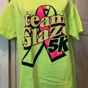 Bright Yellow T-Shirt Front Team Glaze